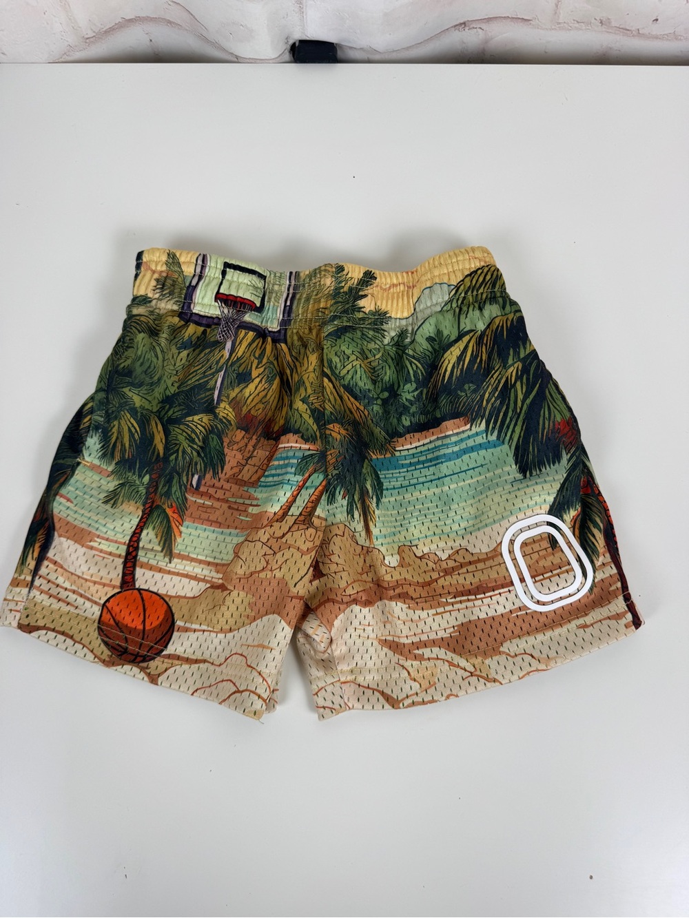 Overtime Paradise Palm Mesh Basketball Shorts Youth S Multicolor Beach Athletic